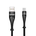 Cable USB-C reforzado 1m, KLGO varios colores, en caja