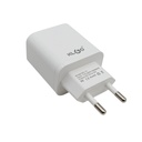 Cargador con 2 entradas USB carga rápida, varios colores, KLGO en caja