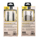 Cable USB 2en1 lightning y tipo C KLGO, en caja