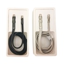 Cable USB 2en1 lightning y tipo C KLGO, en caja