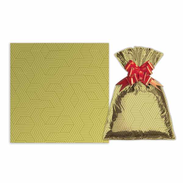 [G3159C] Bolsa de regalo metalizado símil velvet grande PACKx50