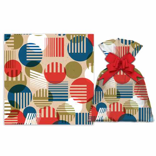 Bolsa de regalo perlado con diseño mediana PACKx50
