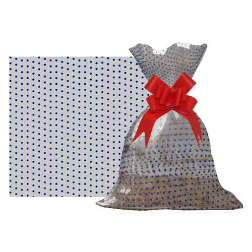 [G3171H] Bolsa de regalo transparente con diseño, grande PACKx50