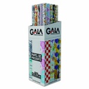 Papel de regalo CAJAx50 rollos de 2 hojas diseños surtidos