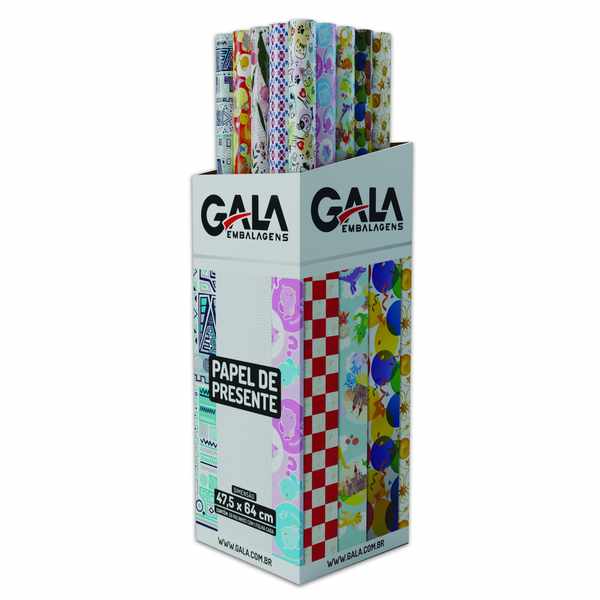 [G3179] Papel de regalo CAJAx50 rollos de 2 hojas diseños surtidos infantiles