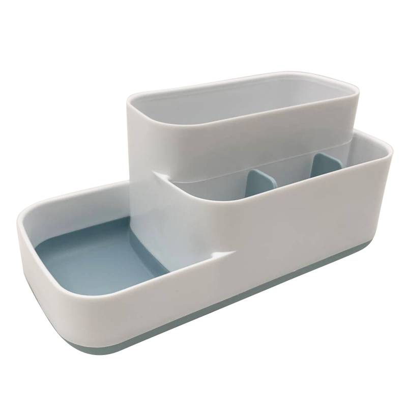 Organizador de plástico, 3 divisiones en caja