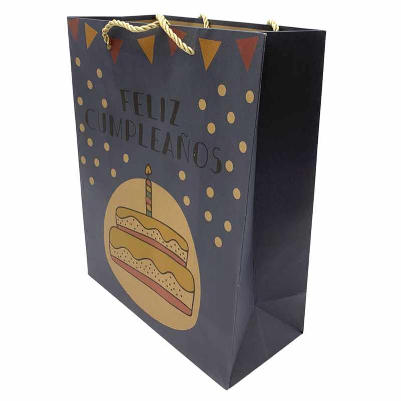 [G3227] Bolsa de regalo mediana, PACK x12, diseños surtidos