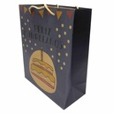 Bolsa de regalo mediana, PACK x12, diseños surtidos