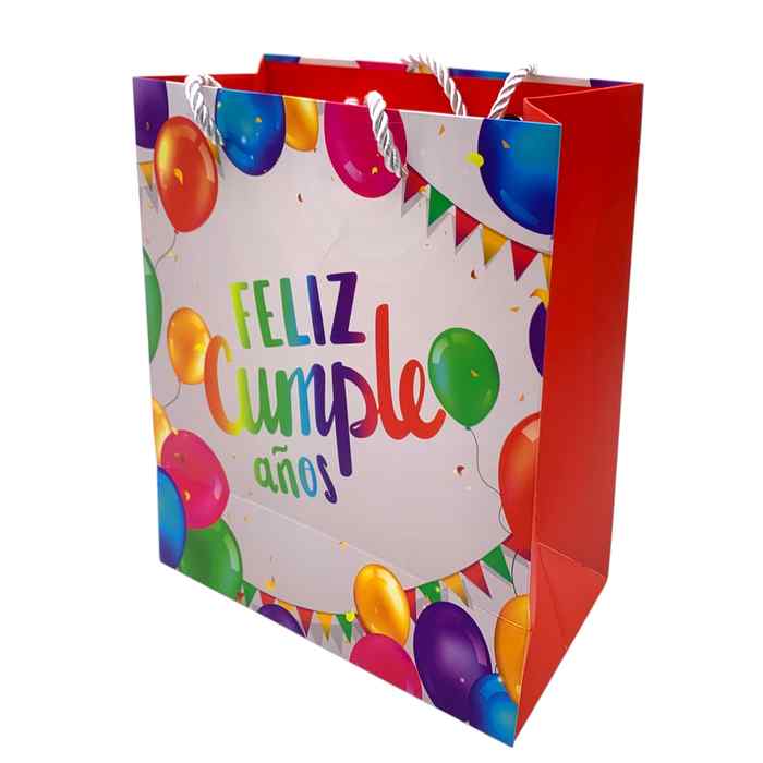 [G3229] Bolsa de regalo chica, PACK x12, diseños surtidos