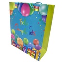 Bolsa de regalo mediana, PACK x12, diseños surtidos
