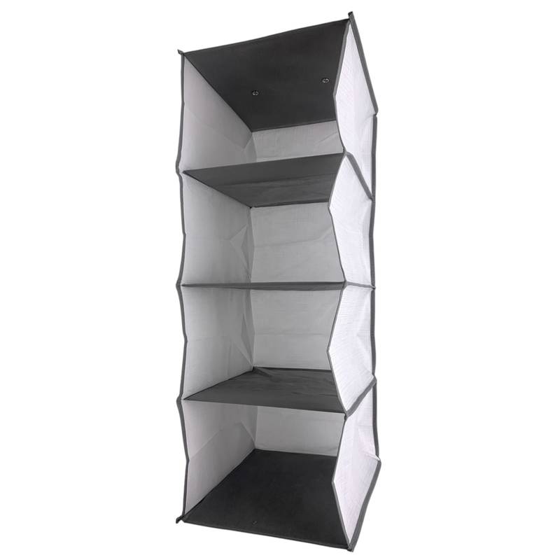 Organizador plegable de TNT colgante, 4 divisiones