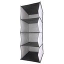 Organizador plegable de TNT colgante, 4 divisiones
