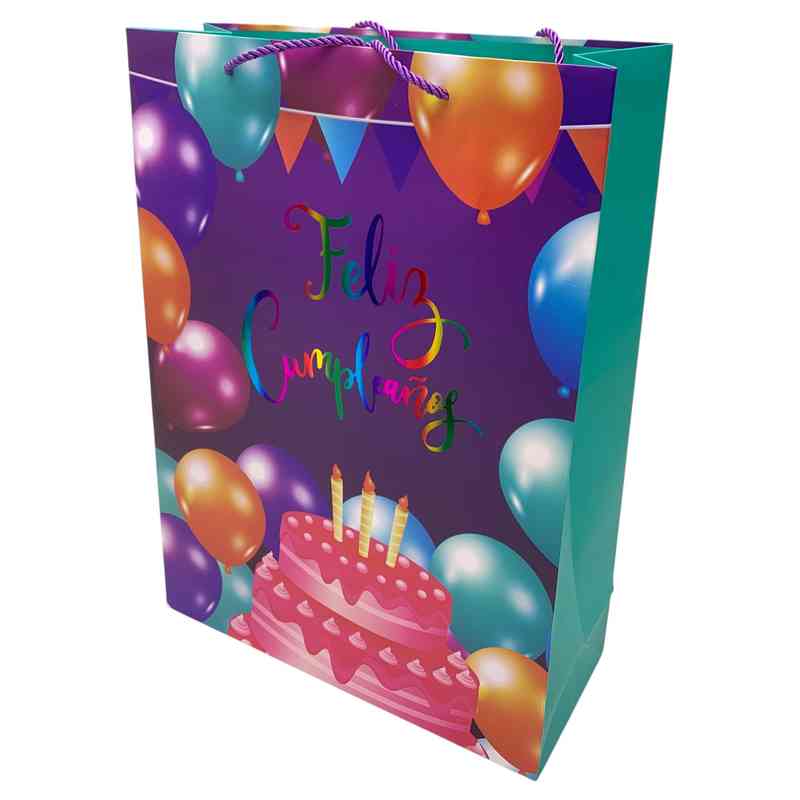 [G3237] Bolsa de regalo grande, PACK x12, diseños surtidos