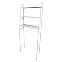 Mueble organizador sobre lavarropas, de metal, en caja