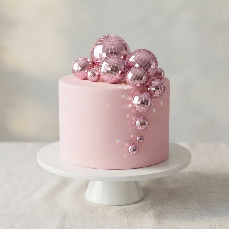 [G3293] Adorno para torta, bolas decorativas facetadas x12, diferentes tamaños, varios colores (sin palito)