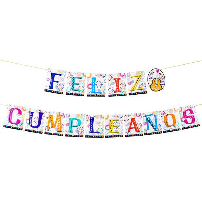 [G3307] Cartel Feliz Cumpleaños, en bolsa