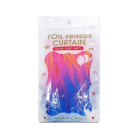 [G3310] Cortina decorativa flecos multicolores, en bolsa, varios colores
