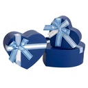 Cajas de regalo forradas, set x3