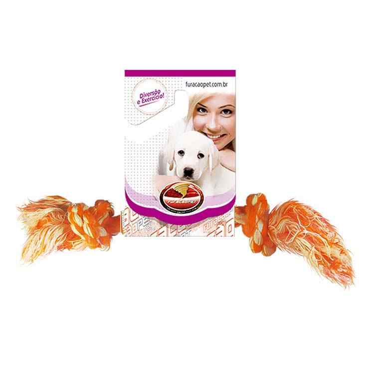 [G3352] Juguete para mascota cuerda con nudos de algodón, multicolor, FURACAO