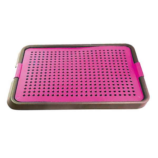 [G3355] Bandeja sanitaria para mascotas con rejilla, de plástico, varios colores, FURACAO