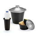 Set de limpieza de plástico, 3 piezas