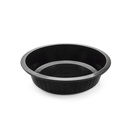 Palangana de plástico 11L, NEGRO