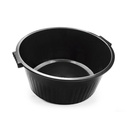 Palangana de plástico 37L, NEGRO