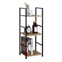 Mueble estantería de hierro y MDF, 3 estantes, en caja, Berlina Home