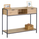 Mueble organizador recibidor de hierro y MDF, con cajones, en caja Berlina Home