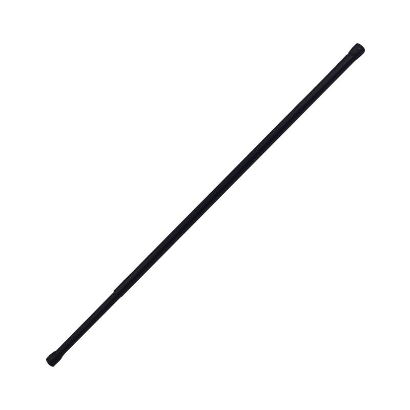 [G3440] Barrote extensible para cortina chico, 90 a 140cm, de acero pintado NEGRO Maxeb