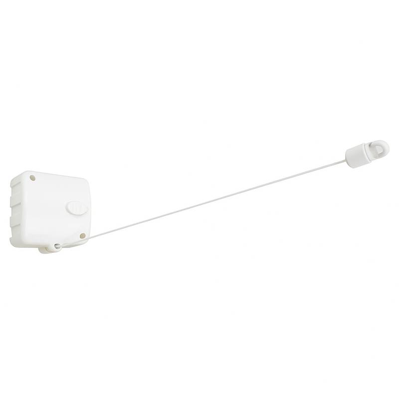 [G3448] Tendedero de ropa de pared extensible, de plástico, 6m, BLANCO Maxeb