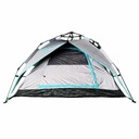 Carpa automática, 4 personas, poliéster, en sobre, Berlina Outdoor