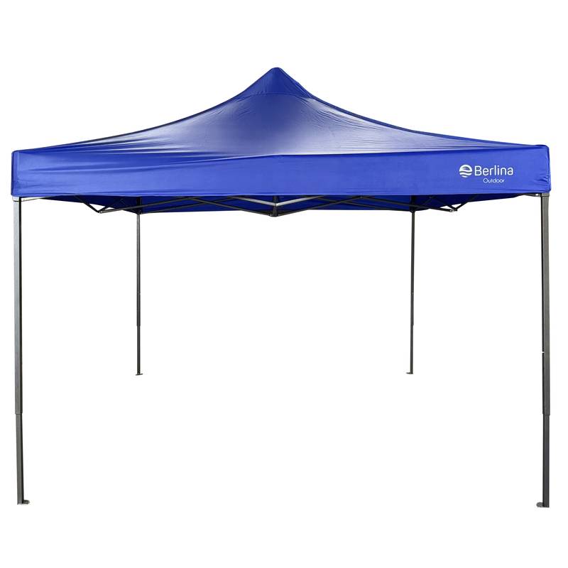 Gazebo impermeable 3x3m AZUL, en caja, Berlina Outdoor