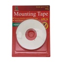 Cinta doble faz BLANCO, 3mx1,8cm, en blister
