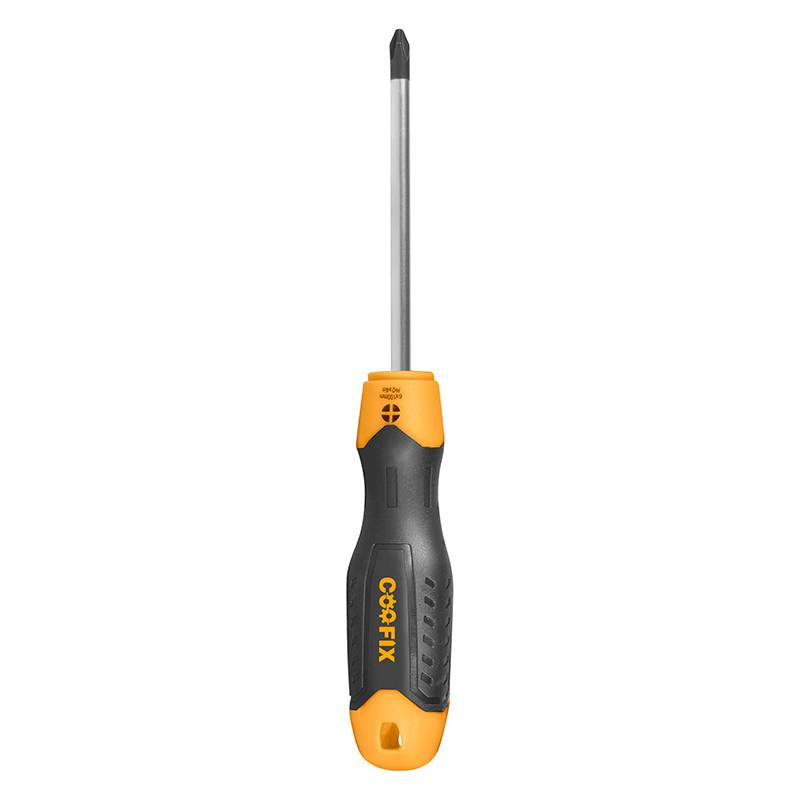 [G3525] Destornillador paleta, 6x150mm magnético, con mango de goma, grande, Coofix