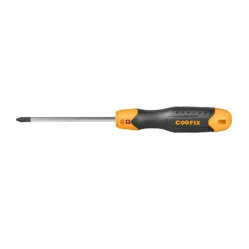 [G3531] Destornillador phillips, 75mm, magnético mango de goma, en blister, Coofix