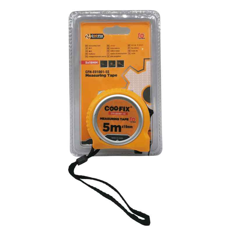 [G3545] Cinta métrica 5m x 19mm, en blister, Coofix