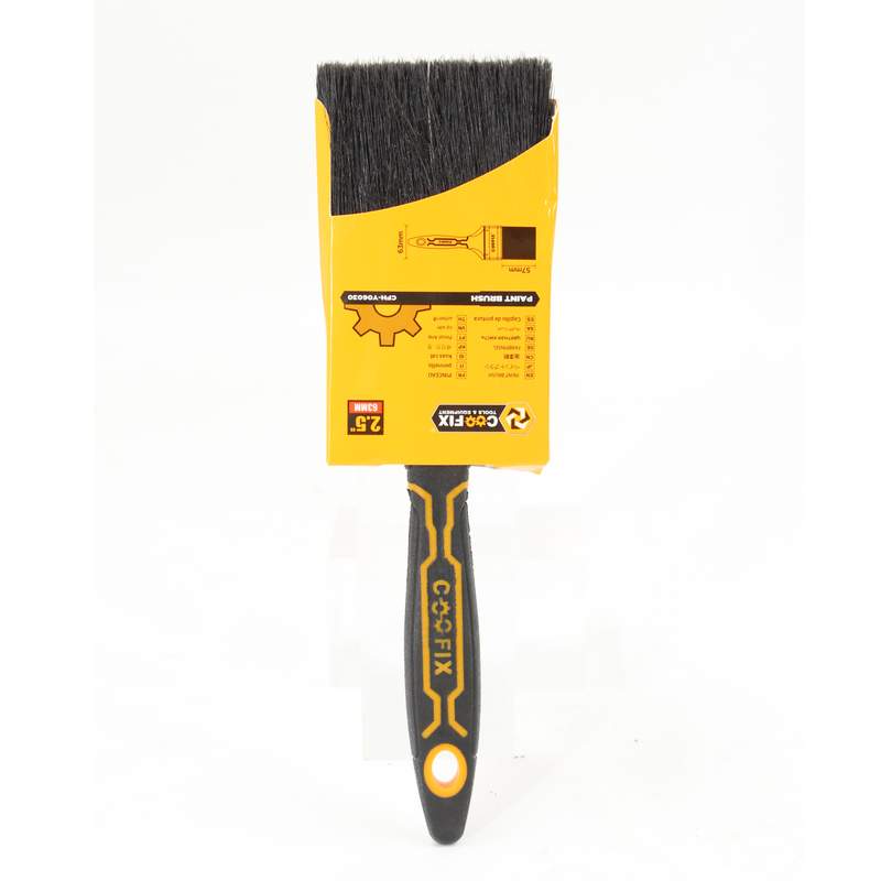 [G3571] Pincel mango de plástico y cerdas nylon, para pintura al aceite, 2.5", Coofix