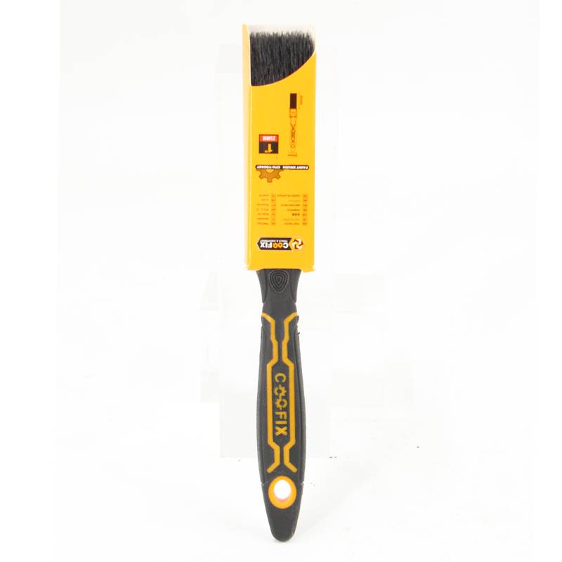 Pincel mango de plástico y cerdas nylon, para pintura al aceite, 1", Coofix