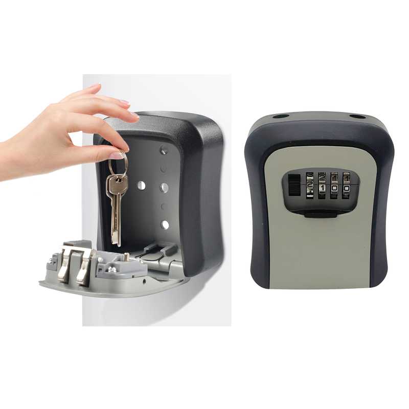 [G3580] Caja de seguridad, para llaves (key lock box), con combinación, se puede amurar a la pared o enganchar en la reja, en caja