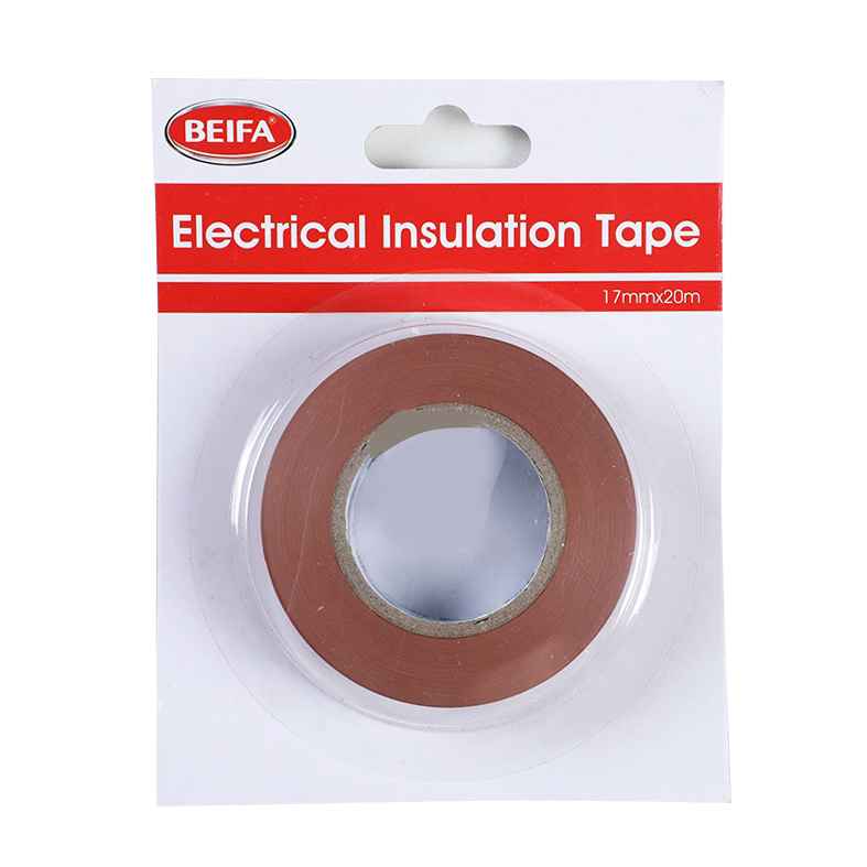 [G3606] Cinta aisladora PVC MARRON, 17mmx20m, en blister BEIFA