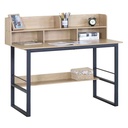 Escritorio de hierro y MDF con organizador, en caja, Berlina Home
