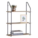 Mueble estantería de hierro y MDF, 3 estantes, para colgar, en caja, Berlina Home