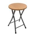 Banco de madera patas de hierro, plegable