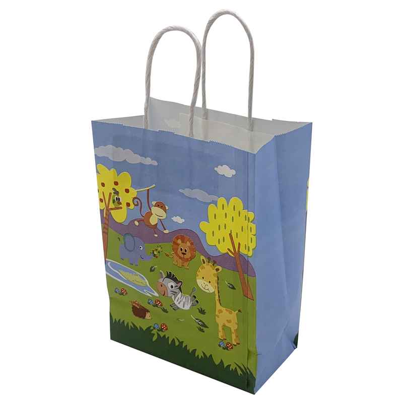 [G3731] Bolsa de regalo infantil chica, varios diseños, PACK x12, varios diseños animales