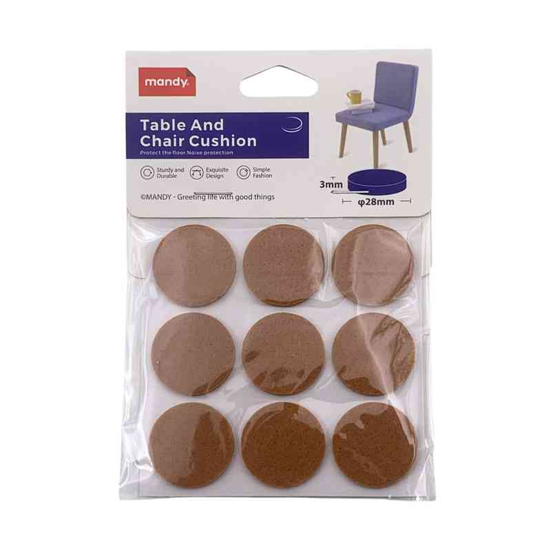 Protector de piso de silicona para patas, redondo x9, en bolsa