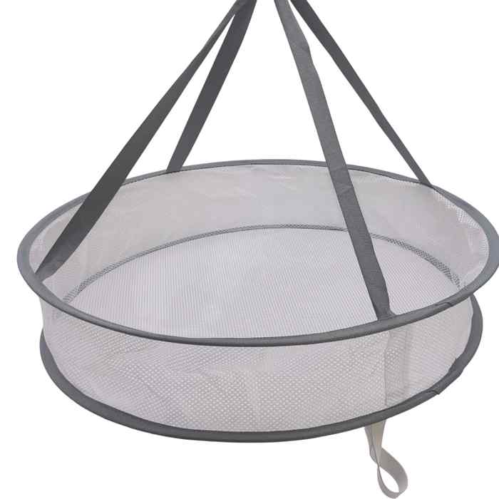 [G3753] Tendedero colgante de tela, plegable, en bolsa