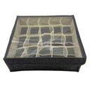 Caja organizadora de TNT, 20 divisiones, con visor