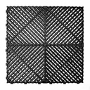 Piso modular baldosa de plástico encastrable 40x40
