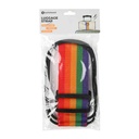 Cinturón de seguridad para sujetar bolso de mano a la valija, ajustable, poliéster, en bolsa